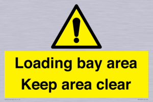 Loading bay area Keep area clear